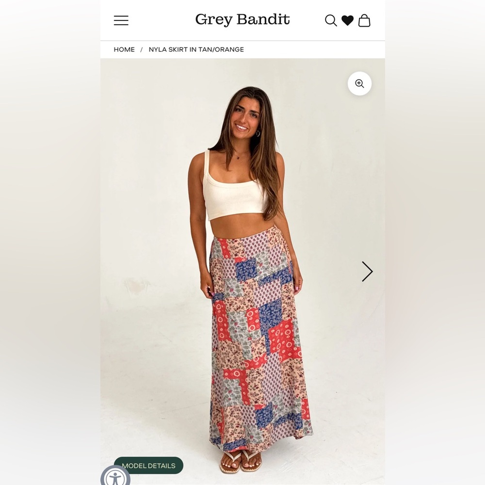 Grey Bandit Nyla Skirt- Size Medium (SOLD OUT ON WEBSITE!!)